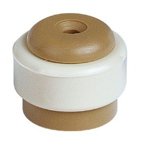 10 butoirs ø35 mm sol beige Diall Plastique et caoutchouc