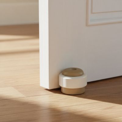 10 butoirs ø35 mm sol beige Diall Plastique et caoutchouc