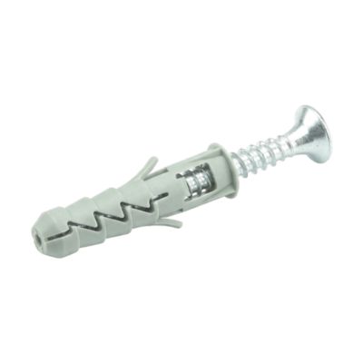 10 chevilles Diall nylon CL PZ Ø8x40mm