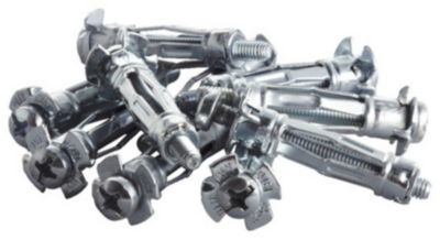 10 chevilles métalliques à expansion Molly 6S + vis M5