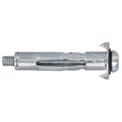 10 chevilles métalliques à expansion Molly 8E + vis M6