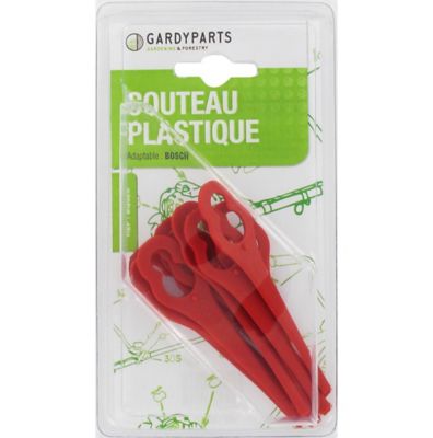10 couteaux BQ026 pour coupe bordures adaptable Bosch