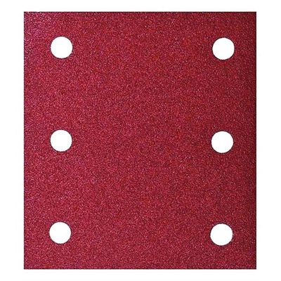 10 Feuilles Abrasives Makita Velcro 114 X 102mm (6 Trous)