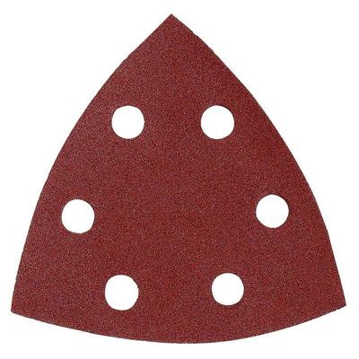 10 Feuilles Triangulaires Abrasives Makita 94 Mm