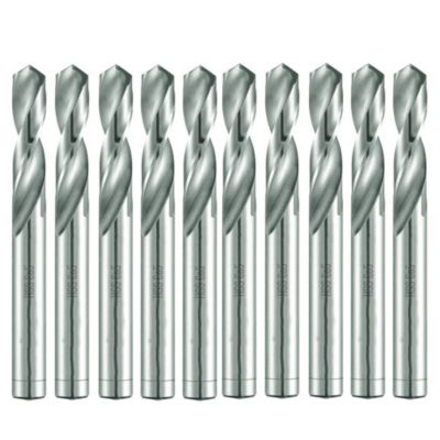 10 Forets Hélicoïdaux HSS Co Extra Court DIN 1897 PZ - Inox, Aciers 130  D. 7.5 x Lt. 74 x Lu. 34 x Q. 7.5 mm x Z2 - Diamwood
