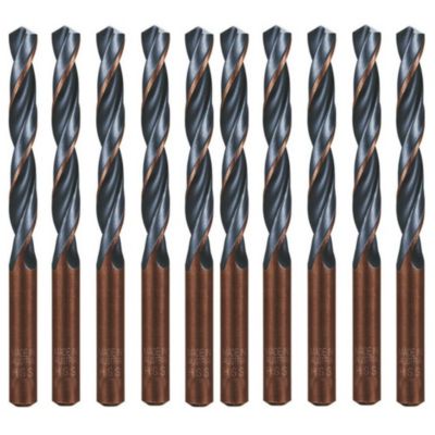 10 Forets Hélicoïdaux HSS Court DIN 338 RN - Aciers 118  D. 1.98 x Lt. 49 x Lu. 24 x Q. 1.98 mm x Z2 - Diamwood