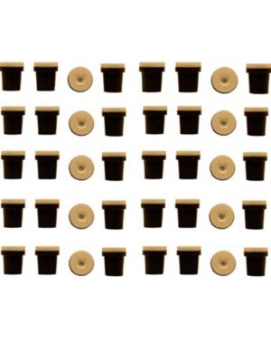 10 jeux de 4 Buses céramique noires pour Pistolet Sableuse : 2.5mm