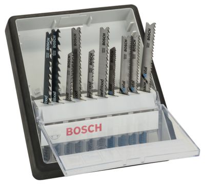 10 lames de scie sauteuse T Bosch Bois et métal