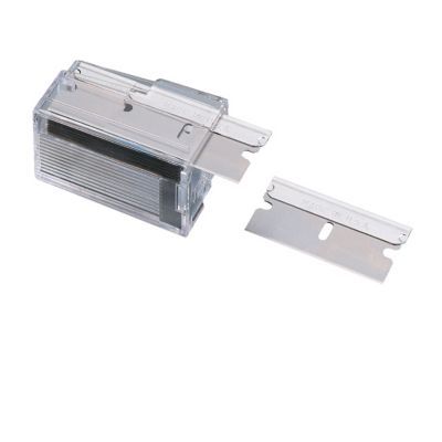 10 lames pour gratte vitres métal OCAI 4 cm