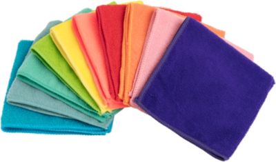 10 lavettes microfibre 30x30 cm Élephant