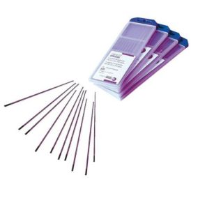 10 électrodes tungstène LANTHANE 1,5 % diamètre 1,6 x 150  mm - ABICOR BINZEL - 700.0931