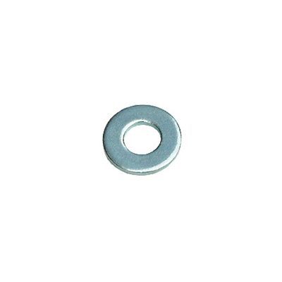 10 rondelles plates moyennes Diall acier zingué Ø4 mm
