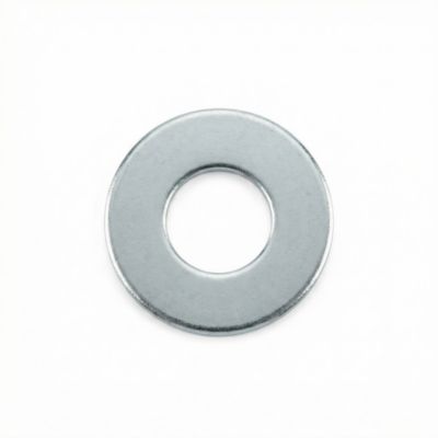 10 rondelles plates moyennes Diall acier zingué Ø8 mm