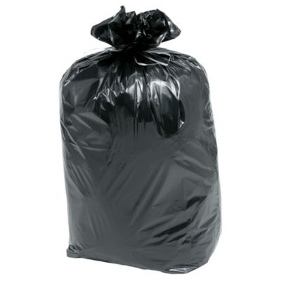 10 sacs poubelle renforcés noirs 130L