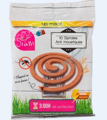 10 spirales extérieur anti moustiques Siam