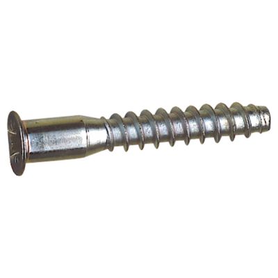 10 vis auto-tourillonnante acier zingué Diall Ø7 x L.50 mm