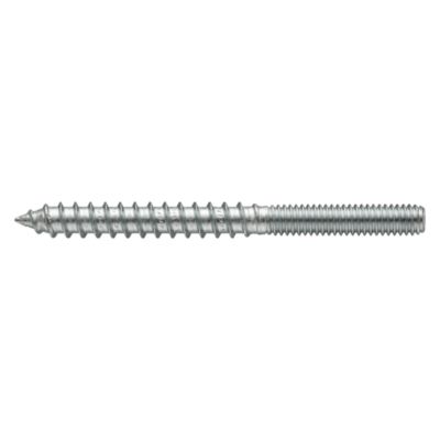 10 vis double filet bois/métal acier zingué Diall ø4 x l.40mm