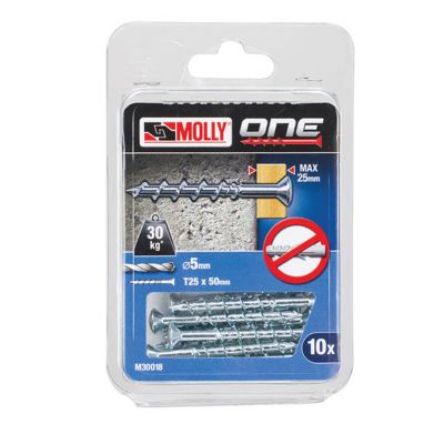 10 Vis Tete Fraisee 50 Mm Pour Beton Castorama