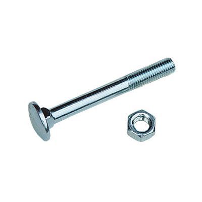 Boulon Diam.7 mm tête ronde collet carré Boîte de 25 - VISWOOD