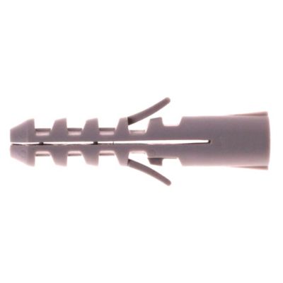 100 chevilles Polypropylène pour murs pleins Ø6x30mm
