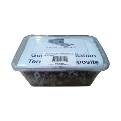 100 clips et vis inox pour lame de terrasse composite alvéolaire Greendeck R