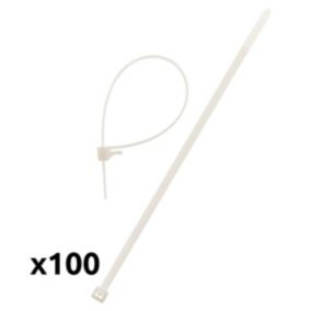 100 colliers de câblage 3,6x 140mm Zenitech