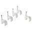 100 colliers de serrage en nylon Diall ø 10 à 11 mm blanc