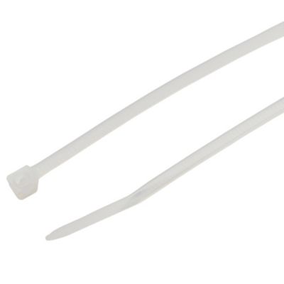 100 colliers de serrage en nylon Diall 2,5 x 100 mm transparent