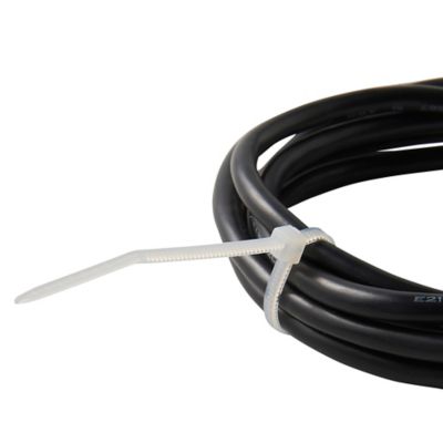100 colliers de serrage en nylon Diall 2,5 x 100 mm transparent