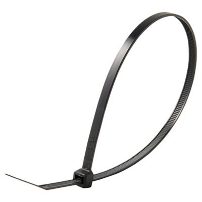 Colliers de serrage plastique réutilisables noir 200x4,5mm (sachet 100 u.)  nylon de haute qualité