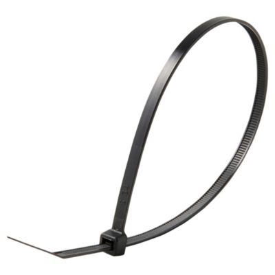 100 colliers de serrage en nylon DIALL 4,8 x 300 mm noir