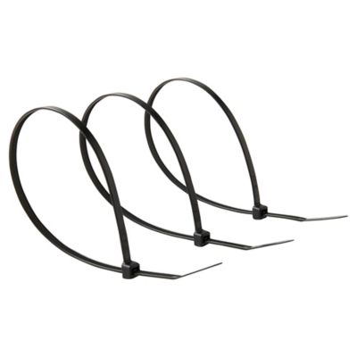 Lot De 250 Colliers De Serrage Nylon 300 Mm X 4 Mm - Résistants UV, 54 Kg De Charge - Pour Câbles, Jardin, Bricolage