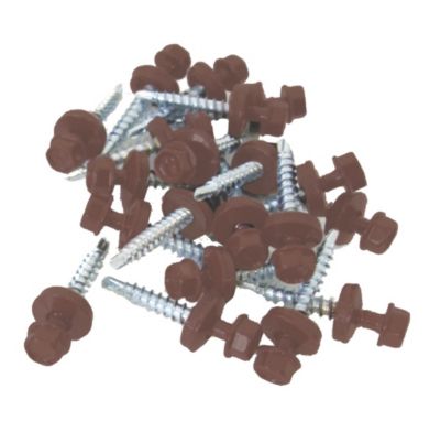 100 fixations plaque tuile rouge - Sedpa France