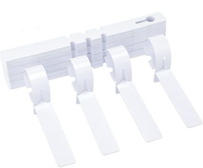 100 pièces etiquette jardin,etiquette plante,étiquettes pour arbre, 2 x 21 cm etiquette potager plastique,blanc
