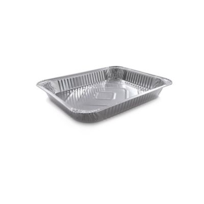 100 Plats 1/4 Gastro Bas en Aluminium 1150 ml (264 x 160 x H. 40 mm) Pratiques et Résistants Usage Alimentaire - D-Work