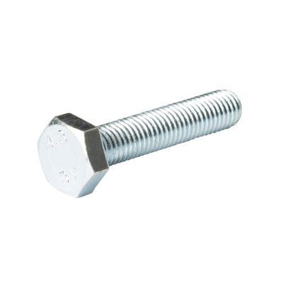 100 vis à métaux tête hexagonale zingué 10 x 40 mm