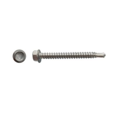 100 Vis Autoperceuses Tête Hexagonale 6.3 x 50.8 mm - DIN 7504 K - Inox A2 - D-Work