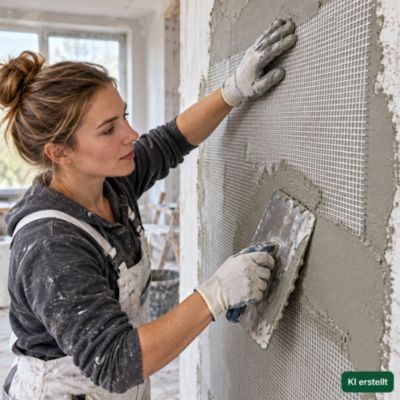 100m² toile de renfort, tissu de renfort en fibre de verre WDSV 165 g, 4x4 mm Aquagart