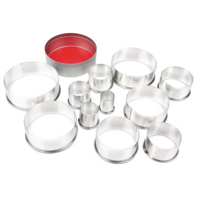 11 Emporte-Pièce Ronds de   2 à 8.6 cm - Vogue
