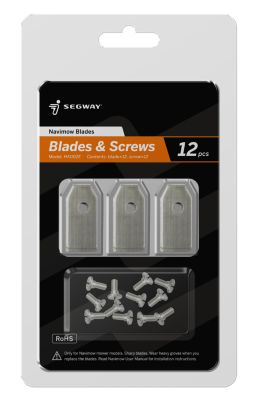 Rechange Lames 12 Pièces 12 Lames De Rechange Pour Robot Tondeuse Segway Navimow - Compatible I105E, I108E, H Series, X Series Lames Tranchantes
