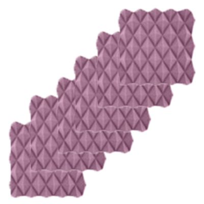 12 Panneaux en Mousse Acoustique 30x30x5 cm,Ignifuge, Sans Adhésif, Isolation Phonique Mur,Plafond,Décoration,Sans support adhésif