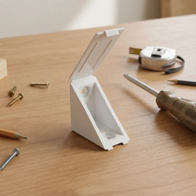 12 tak'ecker plastique blanc 40 x 40 mm