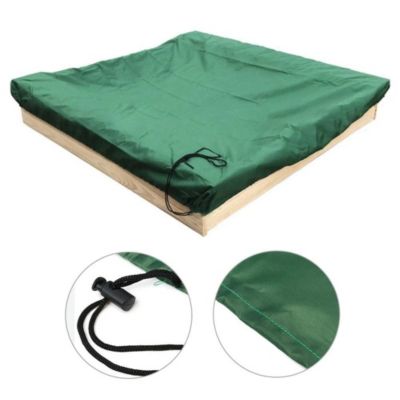 120x120cm Couverture de bac à sable,Couverture carrée imperméable en tissu Oxford Protection anti poussière avec cordon de serrage