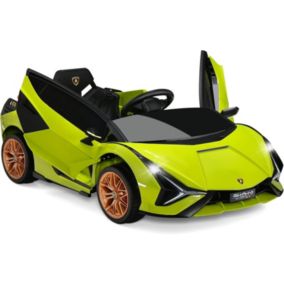 12V Voiture électrique Enfant Cabriolet Lamborghini de Portes Ciseaux Télécommande Véhicules Vert