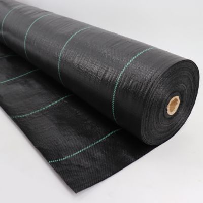 140 m² tissu de sol, film anti-mauvaises herbes, 100 g, 1 m de large, noir Aquagart