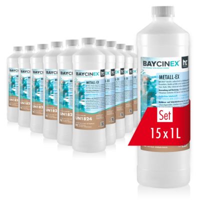 15 x 1l Séquestrant Métaux Anti-métaux, Élimine Fer, Cuivre, Argent Et Calcium, Réduit La Dureté Totale De L'eau