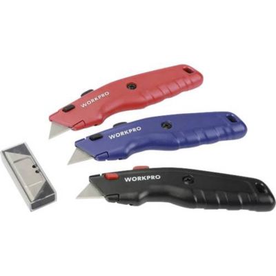 1616 TOOL RETRACTOR WP200005WE 3 pièces - cordon Kevlar rétractable pour cutter, mousqueton et œillet