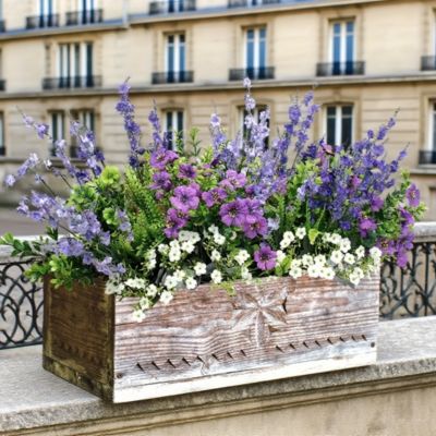 18 bouquets décoratifs artificiels d'extérieur, plantes vertes artificielles, composition florale réaliste, résistant aux UV