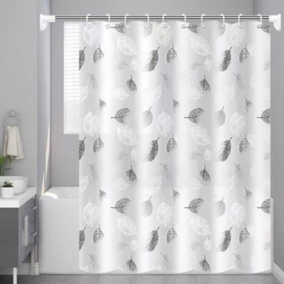 Rideau De Douche Anti Moisissure 180x200cm - Tissu Épais Imperméable Avec Œillets - Spldsun