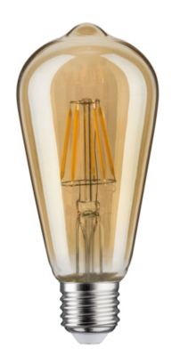 1879 Filament 230 V Ampoules LED Rustika E27 Dim 480lm 6W 1700K gradable Doré